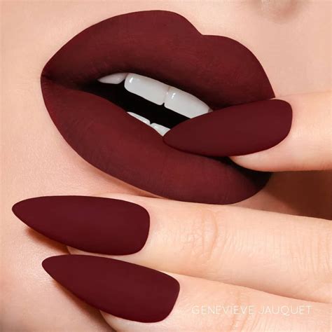 oxblood colour lipstick